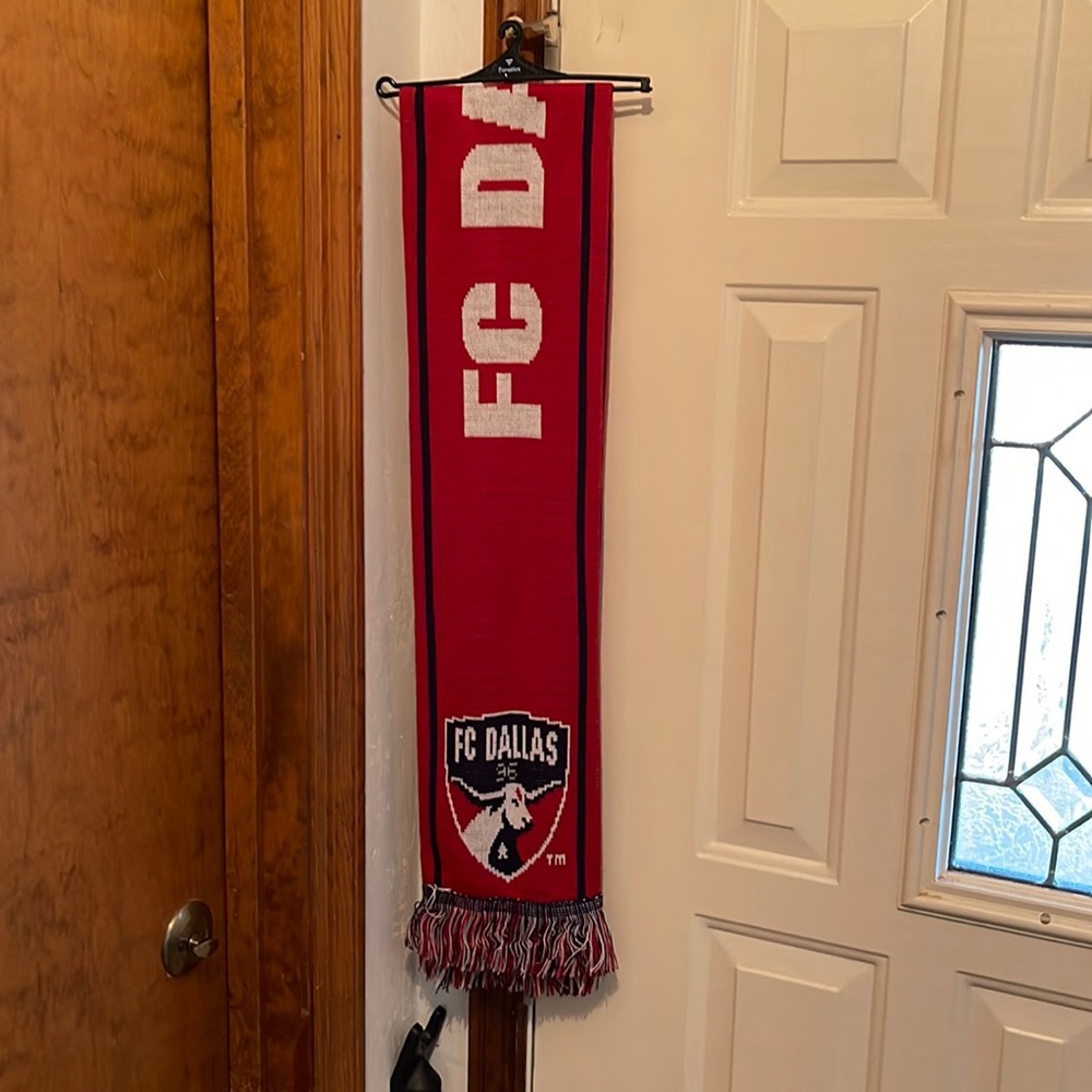 FC Dallas soccer football supporter scarf MLS brand new reversible 56” long